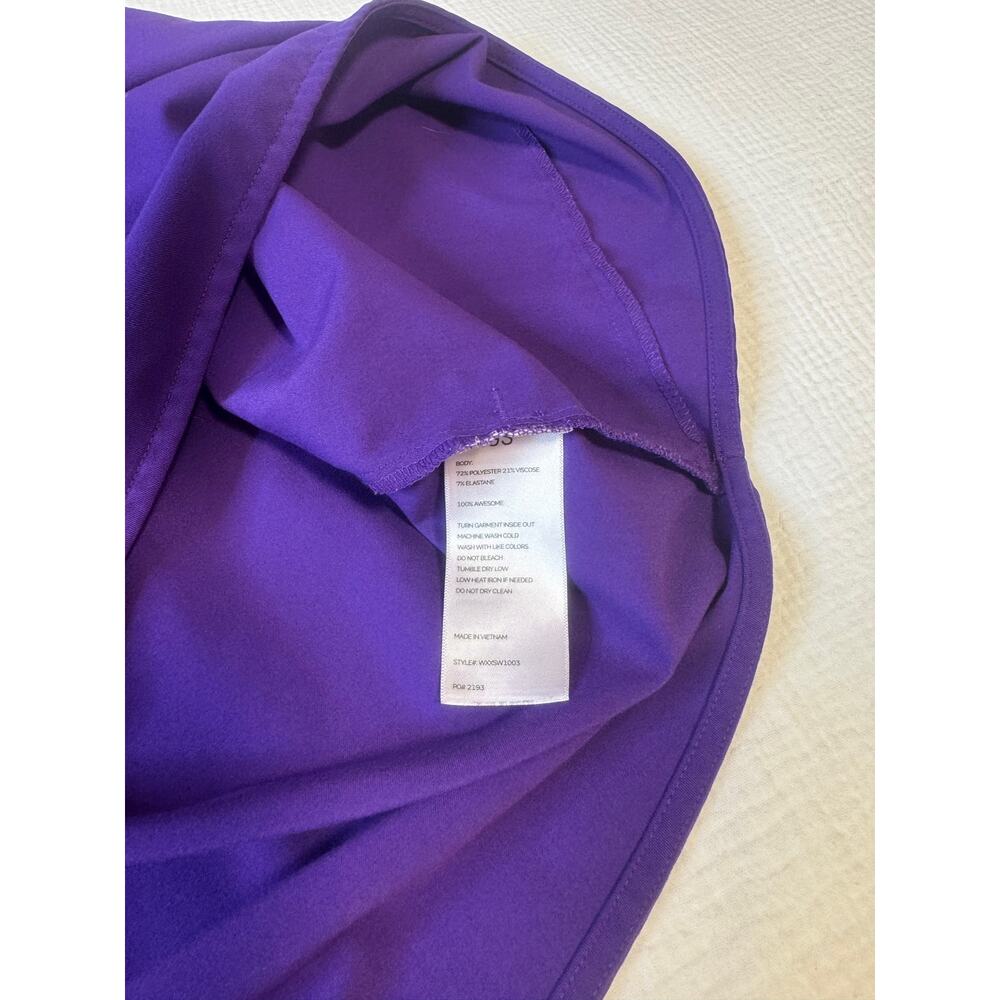 FIGS Rafaela Oversized Scrub Top Digital Grape Purple Women's XL Retired Rare LE - Picture 5 of 15